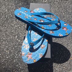 Cute Blue Rubber Flipflops Colorful Wedges, Ribbon Sandals, Coach Flip Flops, Logo Flip Flops, Brown Flip Flops, Tassel Sandals, Wedge Flip Flops, Bow Sandals, Leather Flip Flops