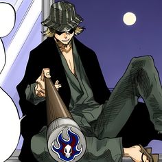 Kisuke Urahara Manga Color, Bleach Characters Manga, Urahara Manga Icon, Bleach Urahara Manga, Urahara Kisuke Pfp, Bleach Urahara Icon, Mangá Icons Colored, Kisuke Urahara Pfp, Urahara Kisuke Manga