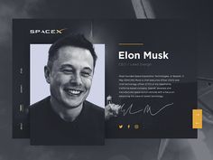 an image of a man that is on the cover of spacex's elon musk