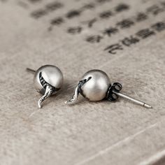 Product Description: Fashion Silver Jewelry,Punk Stud Earrings ,Punk Style ,Gothic Silver Jewelry ,Retro Earrings Women,Silver Jewelry,Unisex Jewelry，Silver 925 Material : 925 Sterling Silver Size:         about7 mm Weight:    about 2.2 g Quantity: 1 pair(left & right） If you like to order more items from us,or you are distributor，please feel free to contact us,we will send you special discount . Also we do customized style ,please kindly contact us for more cooperation detail. We can offer the silver testing report if customer like to afford the testing fee,please contact us for more detail. Silver Jewelry Tips: 1. Keep the silver jewelry dry, don't wear it for swimming, and don't approach the hot springs and sea water. When not in use, wipe the surface with cotton cloth or facial tissue Mens Earrings Studs, Earrings Punk, Dark Jewelry, Retro Earrings, Stud Earrings For Men, Style Gothic, Punk Vintage, Retro Earring, Pierced Jewelry