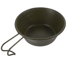 an empty frying pan on a white background with a handle for holding the lid