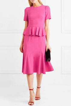 Net A Porter Dolce And Gabbana, Smart Casual Women Outfits, Smart Casual Women, Smart Casual Dress, Gabbana Dress, Designer Midi Dresses, Smart Dress, Daytime Dresses, Casual Wedding