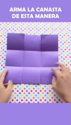 Cómo hacer una canasta de papel #canastadepapel #manualidades #caja Ideas Para San Valentin Manualidades, Ideas Con Papel, Sweet Paper, Party Pops, Diy Videos, After School, Activities For Kids, Origami, Projects To Try