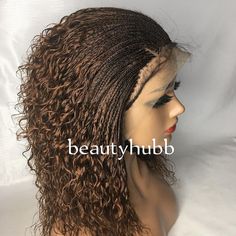 Tiny Braids For Black Women, Tiny Box Braids, Curls For Black Women, Wig With Curls, Tiny Braids, Micro Box Braids, Wig Frontal, Box Braids Wig, Frontal Lace Wig