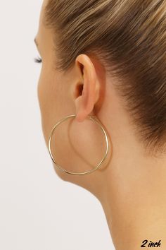 "One click is all it takes. You're falling in love with me! We know how much you love the way you feel in your big hoops. These are handmade by us with love and attention to every detail. Comes as a pair ❤️ Retail Price: $349.99 ----------Details---------- ◆ Crafted in pure 14k Gold 100% guaranteed! ◆ Available in Yellow, White, and Rose Gold ◆ Diameter - 2\" inches ◆ Hoop Thickness: 2 millimeters ◆ Snap-back closure for an easy, comfortable, and safe wear ◆ Professionally handmade and hand poli 14k Gold Hoop Earrings, White Gold Hoops, Big Hoop Earrings, Island City, Long Island City, Large Hoop Earrings, Gold Hands, Classic Jewelry, Everyday Earrings