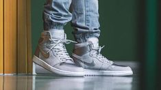 Air Jordan 1 Retro High CO.JP "Metallic Silver" Best Jordan Shoes, Jordans Outfit, Jordan Outfit, Nike Outfit, Nike Fashion Shoes, Shoes Sneakers Jordans, Casual Shoes Sneakers, Shoes Sneakers Nike, Riga Latvia