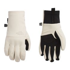 The North Face Apex Etip Glove (Women's) | Peter Glenn Snow Gloves Aesthetic, White Gloves Winter, Snow Gloves Woman, Snowboarding Gloves, Gloves Aesthetic, Black Winter Gloves, Sorry Gifts