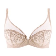 Full-cup plunge bra SIMONE PÉRÈLE Délice Elegant Full Coverage Padded Bra, Elegant Full Coverage Beige Nursing Bra, Elegant Padded Beige Bra, Elegant Full Coverage Beige Bra, Elegant Low-cut Nursing Bra With Medium Support, Beige Full Cup Bra With Padded Cups, Elegant Push-up Nursing Bra With Removable Cups, Elegant Padded Full Cup Nursing Bra, Beige Underwire Bra For Wedding