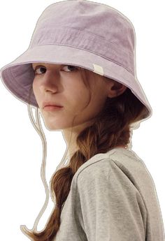 Retro Cotton Hat, Solid One-size Hat For Spring, Solid Color Spring Hat, Spring Hats In Solid Color, Adjustable Lavender Hat For Spring, Adjustable Lavender Spring Hat, Adjustable One Size Cloche Hat For Spring, Cotton Bucket Hat With Short Brim, Vintage Wide Brim Cotton Hat