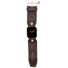 Introducing the Upcycled LV Monogram Smart-Watch Band in our iconic patented Sivella style, an eco-friendly luxury accessory that pairs sustainability with ultimate style. Handcrafted in the USA, this band features a supple soft lining for unmatched comfort, making it the perfect blend of fashion and function. Our Upcycled LV Monogram is our BEST-SELLING item and an obvious must-have for your Spark*l collection! Elevate your smartwatch experience with this elegant and sustainable piece. Exciting Luxury Brown Watch With Palladium Hardware, Luxury Apple Watch Band With Bracelet Strap As Gift, Luxury Brown Watch With Bracelet Strap, Luxury Brown Watch Accessories With Bracelet Strap, Luxury Watch Bands, Luxury Rectangular Watch Accessories With Wrist Strap, Luxury Rectangular Watch Bands, Luxury Brown Adjustable Watch, Luxury Jewelry With Bracelet Strap For Everyday Use