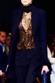 Lace Top Outfit, New York Fall, Top Outfit, Lace Dresses, Fall 2015, Fashion Editor, New York Fashion Week