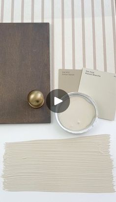 the interior paint colors are being used to create a neutral color scheme for this room