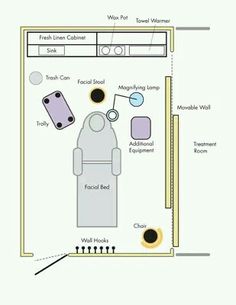 a floor plan for a living room with furniture and accessories on it, including a couch