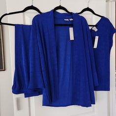 Reposhing This Item I Purchased From @Riley0801. Loved It, But Ready To Rotate For Something New. Questions? Leave A Comment Below! 3 Piece Suits, Suit Set, Leave A Comment, Something New, 3 Piece, Color Blue, Women Shopping, Blue, Color