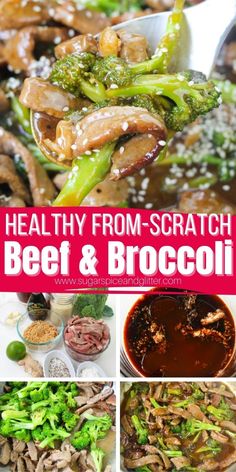 healthy from scratch beef and broccoli is an easy dinner recipe that's ready in under 30 minutes