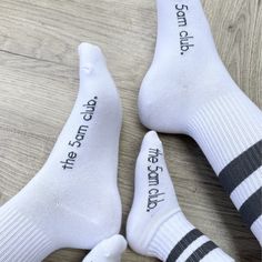 The 5am Club, 5am Club, White Socks, White Sock, Crew Socks, In London, Caramel, Organic Cotton, Socks