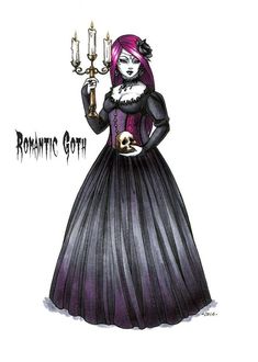 Different Types Of Goth, Types Of Goth, Goth Subculture, Vampire Goth, Romantic Goth, Gothic Metal, Goth Art, Gothic Aesthetic, Goth Aesthetic