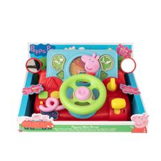 peppa's car playset with steering wheel