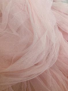 Tulle Aesthetic, Notion Themes, Pink Tulle Fabric, Pink Tulle Gown, Veil Dress, Gold Tulle, Wedding Decors, Tulle Material, Classic Interior Design