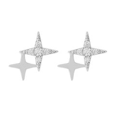 Starburst Earrings– EVRYJEWELS Starburst Earrings, Star Earrings Stud, Waist Chain, Star Studs, One Star, Anklet Jewelry, Belly Rings, Star Earrings, Cz Stone