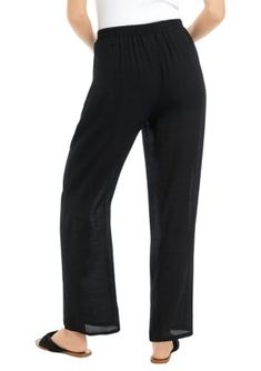 A relaxed fit gives a casual feel to these pants from A. Byer. | A. Byer Juniors' Easy Pants, Black, Large Black Straight Leg Pull-on Pants, Black Relaxed Fit Pull-on Pants, Black Full Length Wide Leg Pants With Pull-on Style, Black Straight Pull-on Pants, Black Pants With Loosely Fitted Hips And Pull-on Style, Black Straight Pants With Pull-on Style, Black Pull-on Style Bottoms For Loungewear, Black Pull-on Wide Leg Pants For Loungewear, Black Straight Leg Pull-on Bottoms