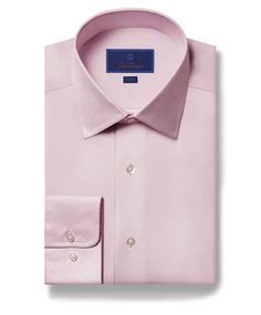 Tailored in crisp, long-staple cotton, a handsomely textured dress shirt is topped with a broad spread collar and finished with a clean French placket and rich French cuffs. Removable collar stays French placket Back yoke Curved hem 100% cotton Machine wash, line dry Sizes: 14.5 thru 18.5 Machine Washable Pink Dress Shirt With Spread Collar For Work, Pink Spread Collar Dress Shirt For Work, Pink Spread Collar Shirt For Office, Fitted Pink Dress Shirt For Business Casual, Pink Fitted Dress Shirt With Spread Collar, Pink Fitted Dress Shirt For Business Casual, Pink Fitted Formal Shirt, Classic Pink Shirt For Workwear, Classic Pink Shirt For Work