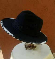 This is a spectacular  black rim beaded unisex high quality fedora hat that are hand beaded on the BRIM . It makes one stand out in occassions such trips ,weddings ,birthdays . We use very stunning beads and the craftmanship is very unique Head circumference can fit a size: 57/58cm Women Cowboy Hats, Fedora Hat Summer, Beaded Hats, African Bridesmaids, Fedora Fashion, Hats Fedora, Chapeau Cowboy, Beaded Hat, Brim Hats