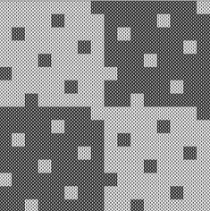 an abstract black and white pattern with squares