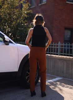 Crafted from luxurious denim, our Brick Denim Pants offer an effortless fall wardrobe addition. Featuring a button and zipper closure for easy on and off, comfortable high waisted fit, a straight leg, and flattering pocket details, these pants are perfect for pumpkin patch trips and dinner drinks. Soft to the touch and boasting neutral fall vibes, you'll love the style and comfort of our Brick Denim Pants. 100% Cotton Hand wash cold. Brown Straight Leg Jeans For Work, Brown Wide Leg Work Jeans, Brown Wide Leg Jeans For Work, Fall Mid-rise Wide Leg Pants With Belt Loops, Relaxed Fit Straight Pants For Fall, Everyday Mid-rise Fall Bottoms, Business Casual Bottoms For Fall, Chic Fall Jeans With Pockets, Mid-rise Wide Leg Pants For Everyday Fall Wear