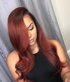 Gorgeous style by @osewfireselena - https://blackhairinformation.com/hairstyle-gallery/gorgeous-style-osewfireselena/ Sew In Weave Hairstyles, Hairstyles Weave, Sew Ins, Hair Laid, Wigs Hair, Hair Texture, Colored Hair, Sew In