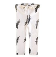 Super cute feather leggings by Mali Organic. Organic and American made. Super Cute, One Piece