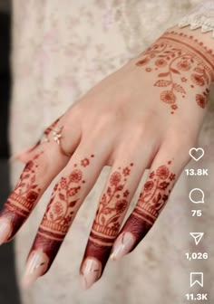 Niqabi Bride, Modern Henna, Henna Tattoo Designs Hand, Mehndi Designs Bridal Hands, Modern Henna Designs, Latest Henna Designs, Very Simple Mehndi Designs, Simple Mehndi Designs Fingers, Mehndi Designs For Girls