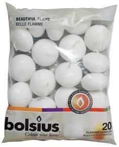 bolsius white led bulbs, 20 - count bag by bolsius image 1