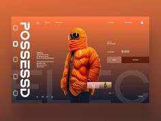 Glow Web Ui Design Concept by DLS DESIGN on Dribbble Ui Design Principles, Presentation Board Design, Uiux Design, Jackets Fashion, Website Illustration, Website Header Design