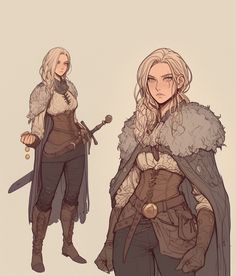 Dnd Fashion, Fantasy Outfits, Concept Ideas, Character Ideas, Fantasy Clothing, Fantasy Character Design, Character Design, Blonde