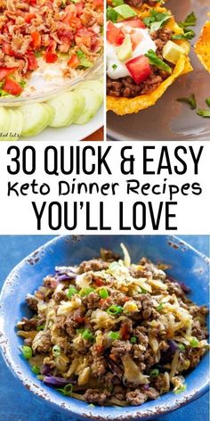 30 quick and easy keto dinner recipes you'll love