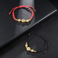 SPECIFICATIONS Weight: About9g Style: Fashion/Trendy Fine or Fashion: Fashion Clasp Type: Toggle-clasps Chain Type: Link Chain Bracelets Type: Charm Bracelet Red Rope, Black Rope, Religious Jewelry, Rope Chain, Daily Reminder, Couple Gifts, Bracelets For Men, Chain Bracelet, Trendy Fashion