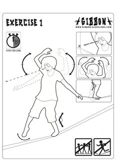 the instructions for how to use skis and snowboards in an exercise manual, with pictures