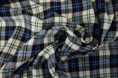 Cotton Flannel Plaid Tartan Fabric by the yard Style#9 - FabricLA.com Tartan Fabric, Plaid Fabric, Flannel Fabric, Fabric Shop, Cotton Flannel, Plaid Flannel, Color Show, Tartan, Pillow Cases