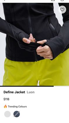 Define Jacket Luon, Define Jacket, Women's Hoodies, Women Hoodies Sweatshirts, Hoodies Womens, Coats Jackets, Like New, Sweatshirts Hoodie, Clothes For Women