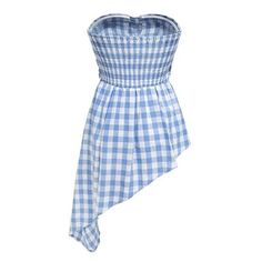 Bold plaid shirt with a front tie feature, offering a fresh take on classic gingham Size:• XS: Bust: 64cm/ 25.2 in, Length: 75-92cm/ 29.5-36.2 in, • S: Bust: 68cm/ 26.8 in, Length: 76-93cm/ 29.9-36.6 in• M: Bust: 72cm/ 28.3 in, Length: 77-94cm/ 30.3-37.0 in• L: Bust: 76cm/ 29.9 in, Length: 78-95cm/ 30.7-37.4 inMaterial: Polyester Blue Summer Tops For Picnic, Blue Summer Top For Picnic, Blue Cotton Top For Picnic, Fitted Plaid Summer Top, Summer Casual Tops With Grid Pattern, Casual Grid Pattern Tops For Summer, Casual Summer Tops With Grid Pattern, Plaid Tops For Spring Picnic, Cotton Gingham Tops For Picnic