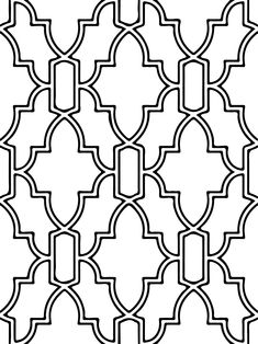 a black and white geometric pattern