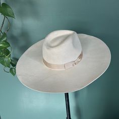 Lack Of Color White Wide Brim Hat Size Medium 57cm Never Got A Chance To Wear It. Sadly It Fell Into The Dirt When I Was Loading My Luggage Into A Vehicle. Took It To A Shop In Jackson Hole Wyoming To Get Cleaned, No Luck. Has Some Dirt Spots Around The Hat- See Pics Above. This Has Was Brand New Without Tags. Great For Someone Who Is Looking To Possibly Burn/Brand The Hat And Go With The “Lived In” Look That’s Popular Amongst Hat Companies. Sad To Have To Let This Hat Go. Fitted Cream Panama Hat In Western Style, Fitted Cream Western Panama Hat, Cream Sun Hat With Curved Brim For Rodeo, Fitted Cream Fedora Felt Hat, Fitted Beige Wide Brim Fedora, Cream Brimmed Hat For Rodeo, Cream Felt Hat With Flat Crown For Summer, Cream Fitted Sun Hat With Flat Brim, Fitted Cream Panama Hat Fedora