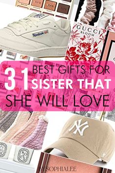 the best gifts for sister that she will love