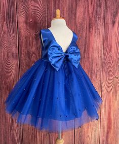 Royal Blue Princess Dress For Party, Elegant Royal Blue Princess Dress For Party, Elegant Blue Ball Gown For Dress-up, Blue Elegant Princess Dress For Birthday, Elegant Blue Dress For Birthday, Elegant Blue Princess Dress For Birthday, Royal Blue Princess Dress For Wedding, Elegant Blue Birthday Dress, Elegant Blue Tutu Dress For Wedding