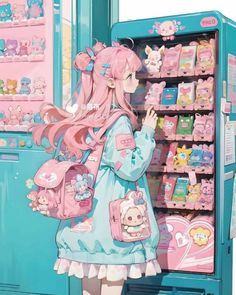 Books On Bookshelf, Pink Haired Girl, Book Bookshelf, Bullet Journel, The Best Anime, Cocoppa Wallpaper, Anime Fashion, Sailor Moon Art