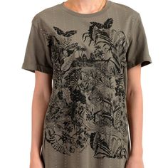 Just Cavalli Women's Olive Embellished Short Sleeve Crewneck T-Shirt Us S It 40 Country/Region Of Manufacture: Turkey Retail Value: $185.00 This Is Authentic Just Cavalli Women's Olive Embellished Short Sleeve Crewneck T-Shirt Sku:Kj-18880 Material: 100% Cotton Bust: 19.5" Length: 26.5" Embellished Cotton Short Sleeve T-shirt, Cotton Embellished Short Sleeve T-shirt, Casual Embellished T-shirt, Casual Embellished Crew Neck T-shirt, Spring Embellished Crew Neck T-shirt, Embellished Crew Neck T-shirt For Spring, Spring Embellished Cotton T-shirt, Embellished Cotton T-shirt For Spring, Casual Embellished T-shirt For Spring