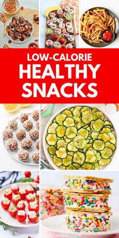 Try these quick and easy low-calorie snacks—some of our favorite healthy snack recipes and finger foods to make! Guilt-free and perfect for home, work, on-the-go, or meal prep, they include dairy-free, gluten-free, low-carb, vegan, and vegetarian options.