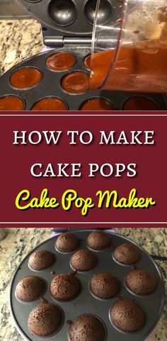 how to make cake pops in a cupcake maker