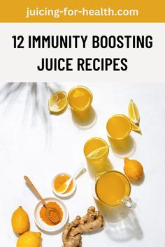 12 IMMUNITY BOOSTING JUICE RECIPES Booster Juice Recipes, Healthy Nutrition Plan, Nutrition Drinks, Health And Fitness Magazine, The Smoothie Diet, Smoothie Diet Plans